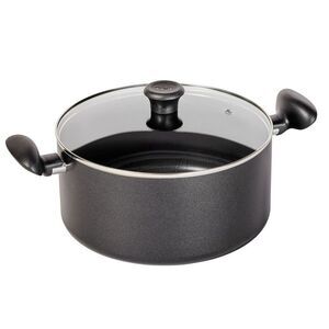 T-Fal -  Simply Cook 8.5qt Nonstick Wide Stock Pot wi Black